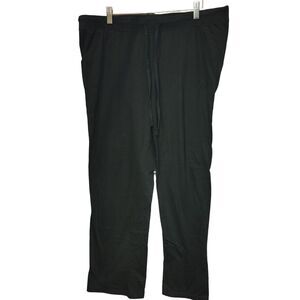 Sonoma Goods For Life Women's Black Ankle Cropped Pajama Leggings Large